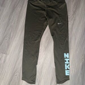 Nike Kids Dark Green Leggings